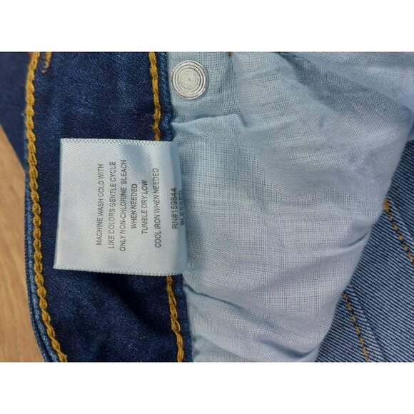 Paper Cocoon Junior Womens Jeans Size 3 Skinny Denim Blue Mid Rise Distressed - Picture 10 of 16